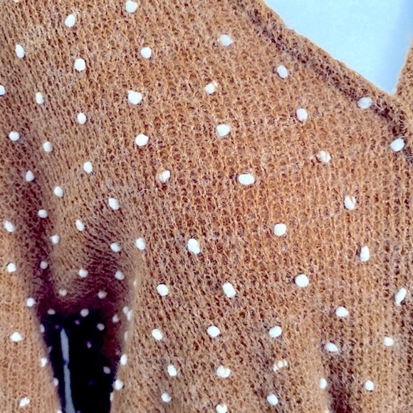 Polagram sweater knit Swiss dot midi dress - Picture 7 of 8